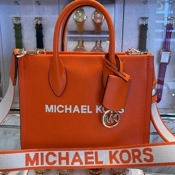 MICHAEL KORS
Mirella Small Pebbled Leather Crossbody Bag Tote
Poppy
NWT - Picture 1 of 16